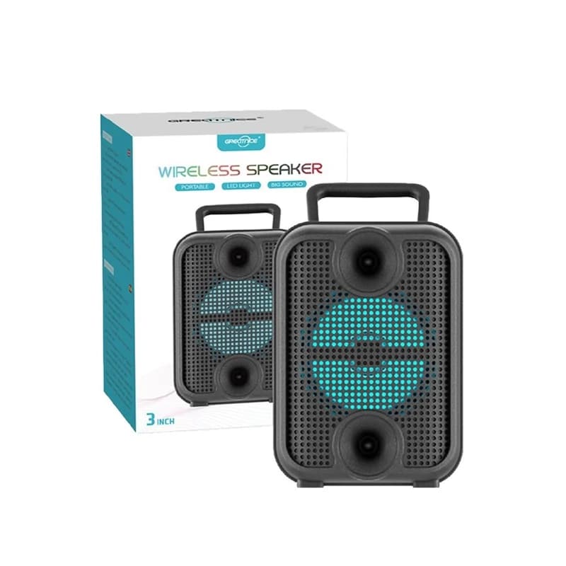 اسپیکر بلوتوثی قابل حمل GTS-2307 با نورپردازی RGB / اسپیکر اقتصادی — تصویر ۲