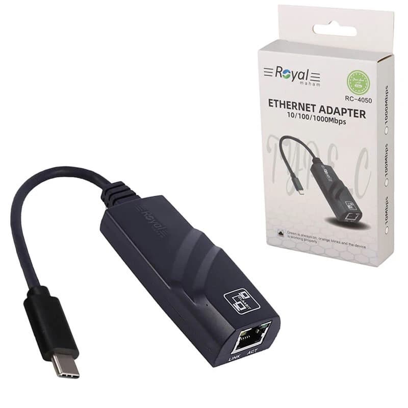 Royal Type-c to USB 3 / LAN