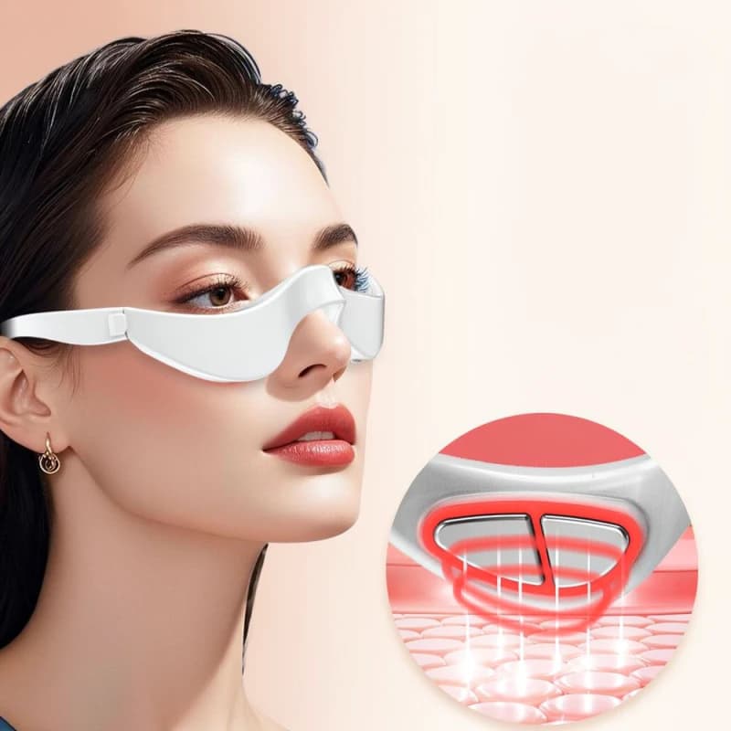 عینک ماساژور دور چشم و ضدچروک Eye Beauty Massage با EMS و نور قرمز — تصویر ۳