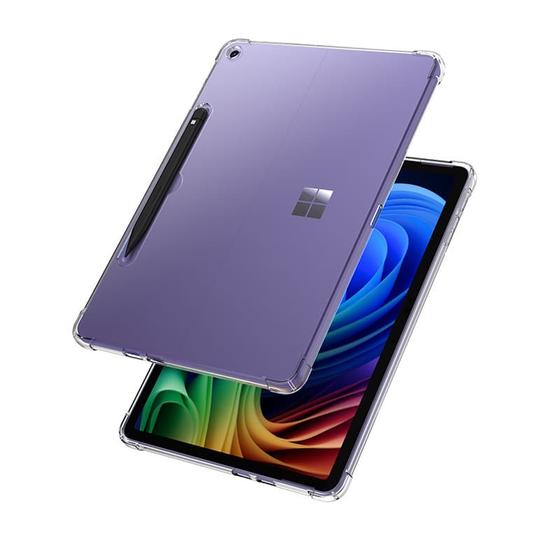 قاب ژله‌ای شفاف سرفیس پرو 12 | کاور محافظ بدنه Microsoft Surface Pro 12 — تصویر ۵