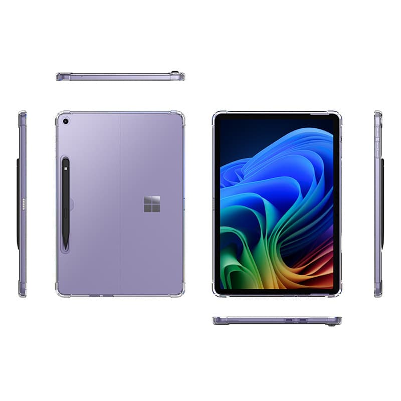 قاب ژله‌ای شفاف سرفیس پرو 12 | کاور محافظ بدنه Microsoft Surface Pro 12 — تصویر ۲