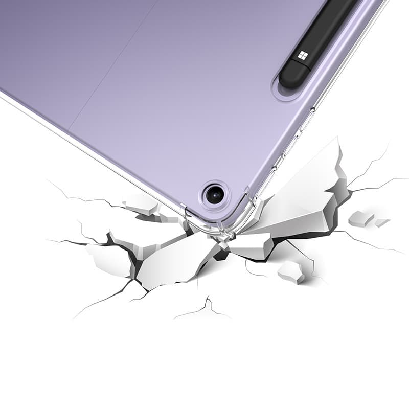 قاب ژله‌ای شفاف سرفیس پرو 12 | کاور محافظ بدنه Microsoft Surface Pro 12 — تصویر ۴