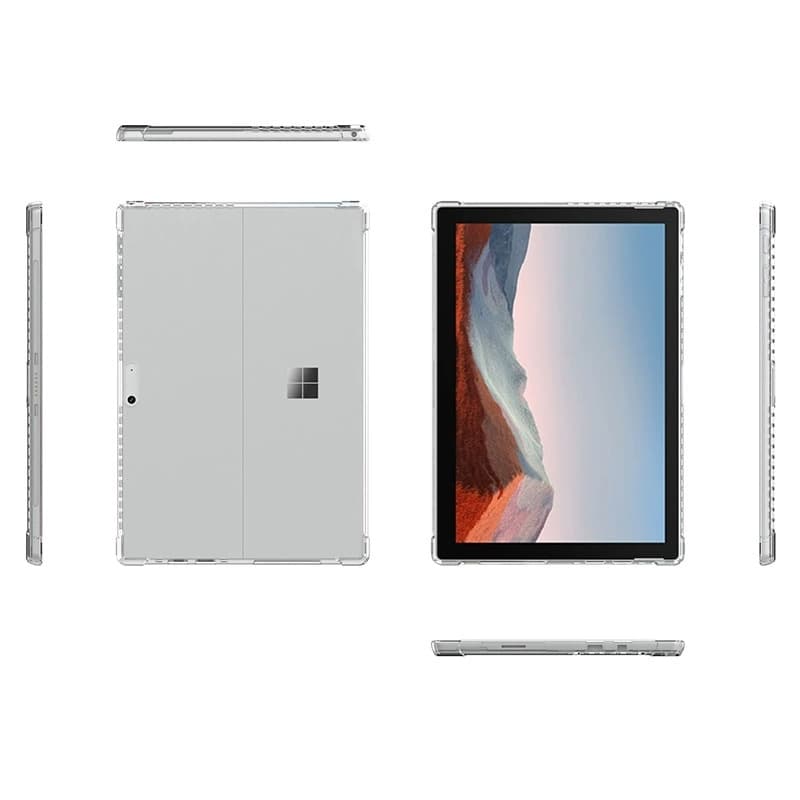 قاب ژله‌ای شفاف سرفیس پرو 4، 5، 6، 7 و 7 پلاس | کاور محافظ بدنه Surface Pro — تصویر ۴