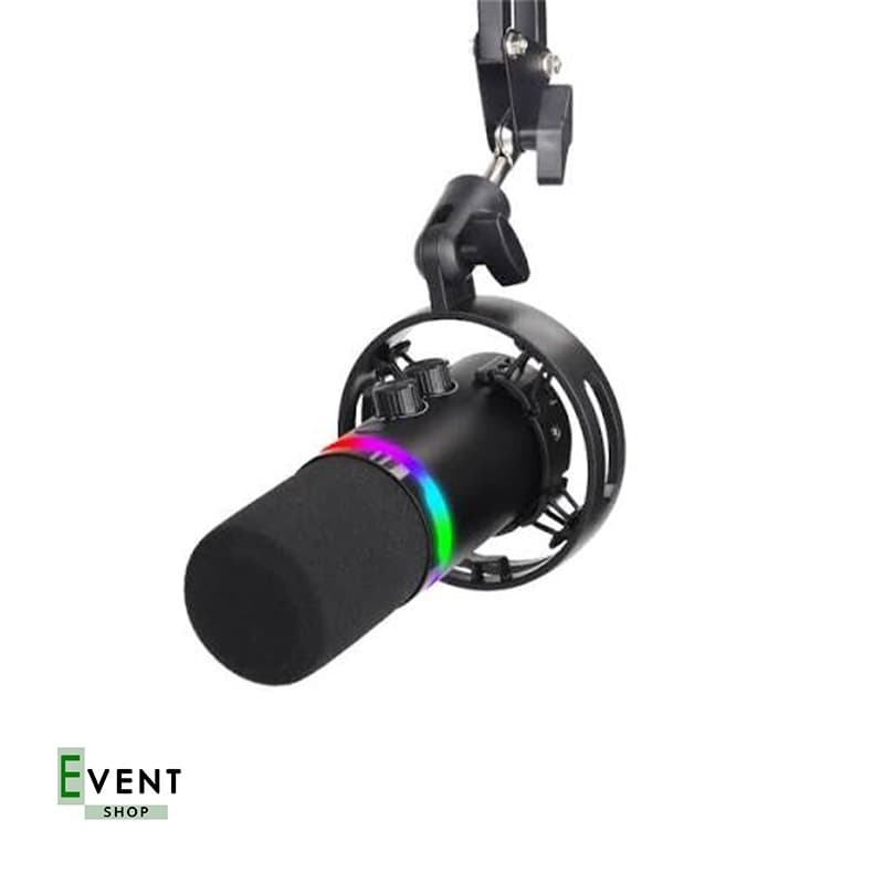 میکروفون استودیویی Q1 RGB YANMAI (USB-XLR) — تصویر ۲