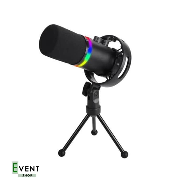 میکروفون استودیویی Q1 RGB YANMAI (USB-XLR) — تصویر ۳