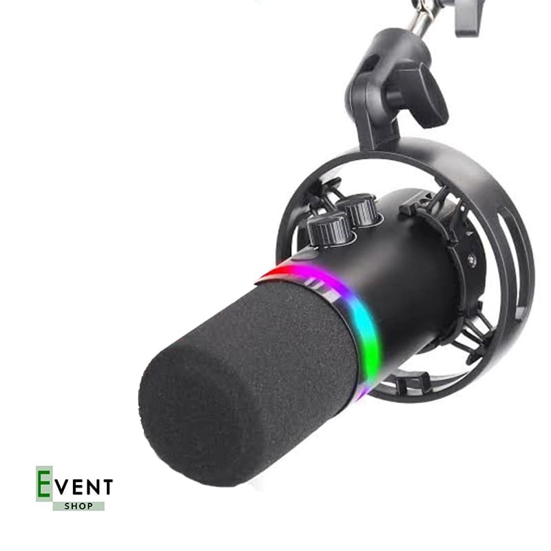 میکروفون استودیویی Q1 RGB YANMAI (USB-XLR)