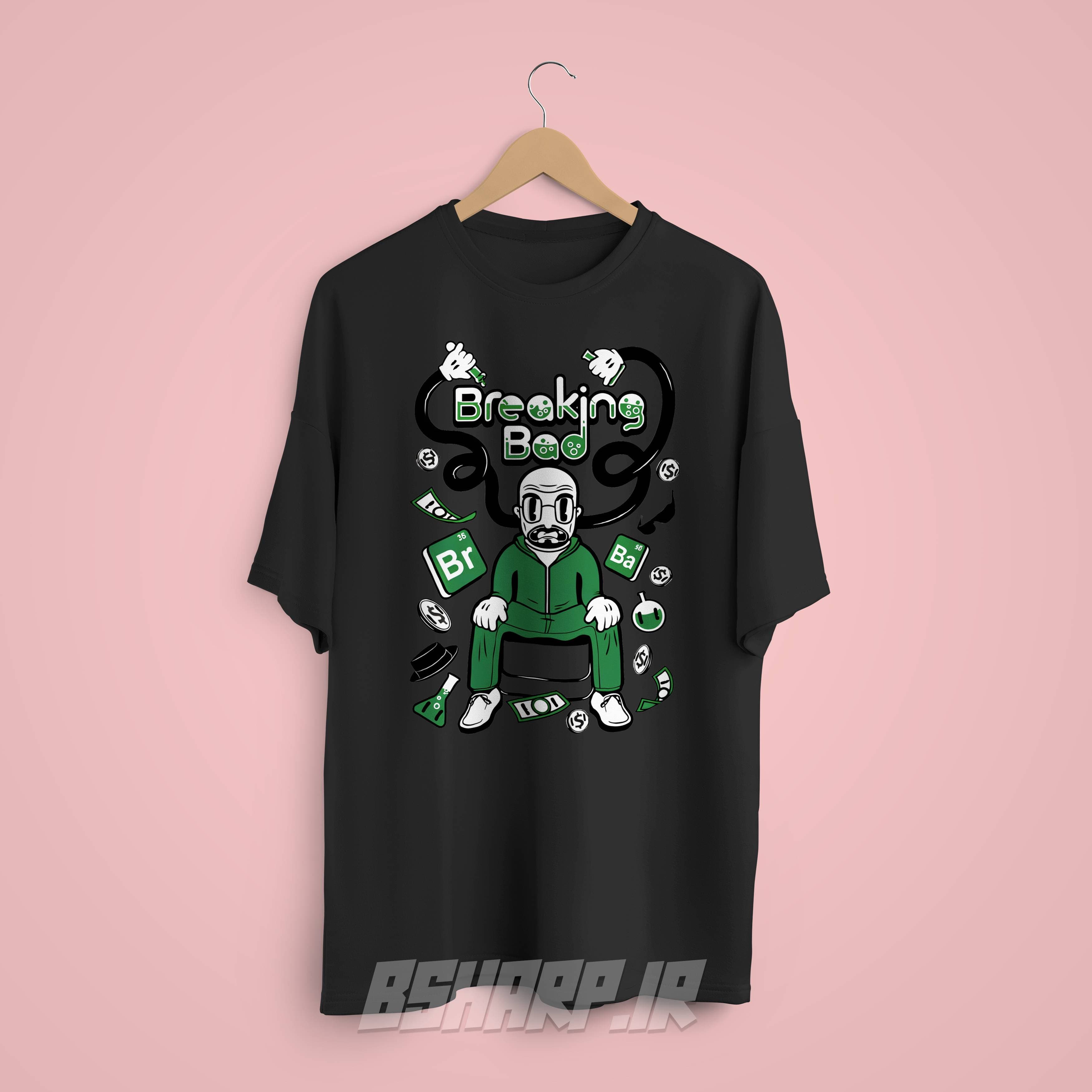 تیشرت Breaking Bad طرح پول سبز — تصویر ۸