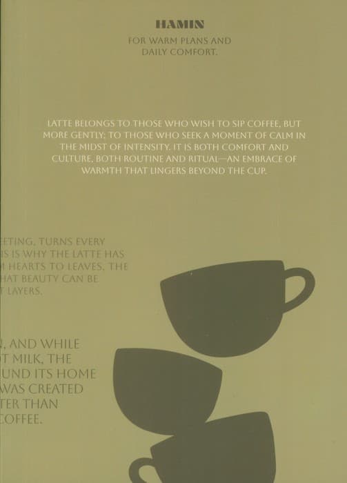 دفتر یادداشت بی خط LIFE PALETTE (طرح LATTE،کد 473) — تصویر ۲