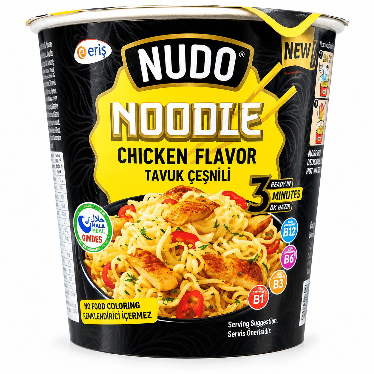 نودل لیوانی نودو NUDO با طعم مرغ