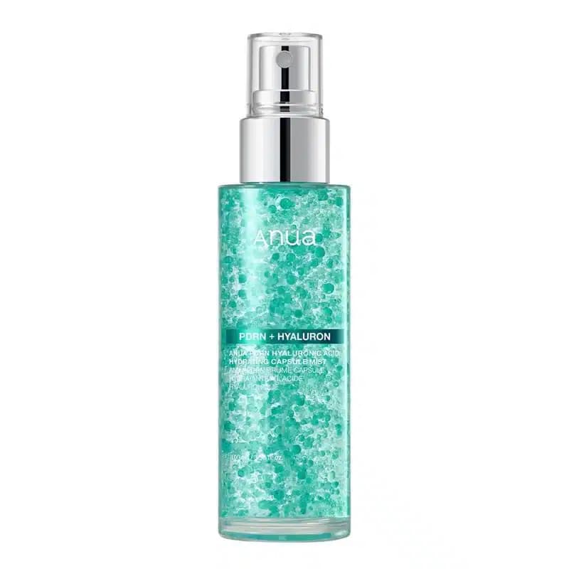 اسپری میست کپسولی آبرسان و شاداب کننده پوست آنوا Anua حاوی PDRN و هیالورونیک اسید مدل Dewy Glow Hydrating Capsule Mist (100 میل)