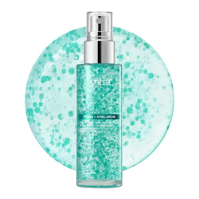 اسپری میست کپسولی آبرسان و شاداب کننده پوست آنوا Anua حاوی PDRN و هیالورونیک اسید مدل Dewy Glow Hydrating Capsule Mist (100 میل) — تصویر ۵