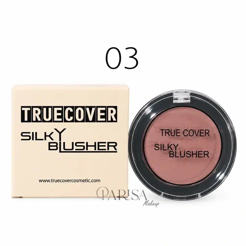 رژگونه پودری تروکاور TrueCover مدل Silky Blusher کد 3 — تصویر ۲