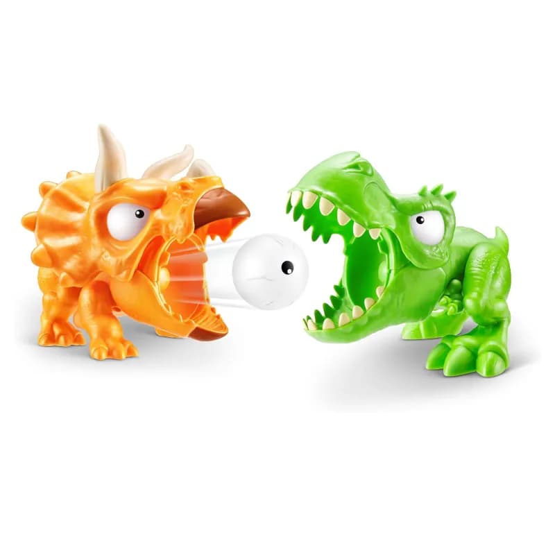اسمشرز کله دایناسور مدل Dino Island Mini T-Rex Battles برند zuru کد 74114 — تصویر ۵