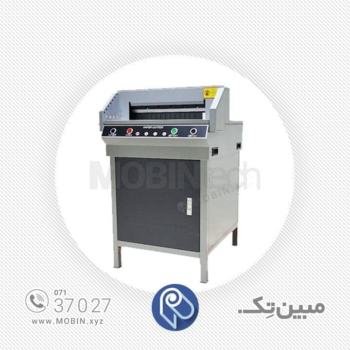 دستگاه برش کاغذ مدل G450V – نیمه اتومات با چشمی محافظ – دهنه 45