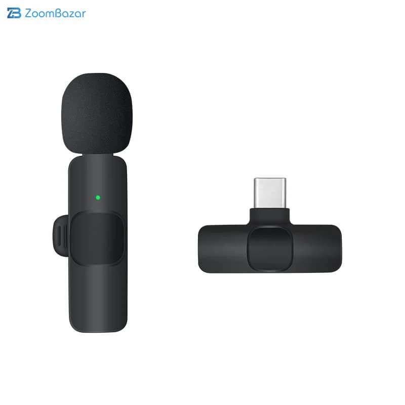 میکروفن یقه ای مدل K8 مشکی – Open Box ( فاقد دانگل Lightning )