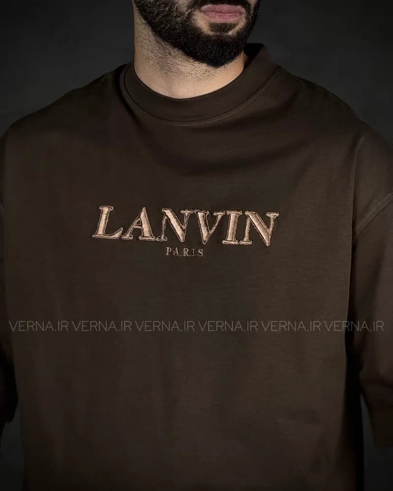 تیشرت مردانه گلدوزی LANVIN — تصویر ۲