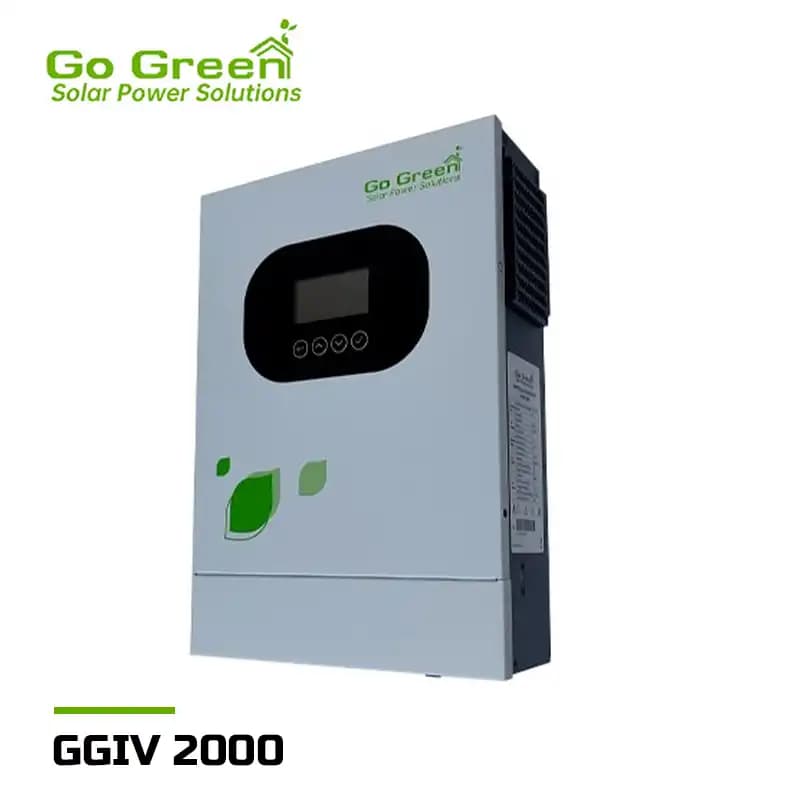 سانورتر 2 کیلووات 12 ولت برند GOGreen مدل GGIV 2000 با شارژر 60 آمپر MPPT