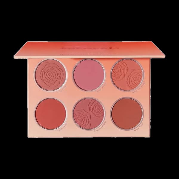 پالت رژگونه پودری شیگلم مدل Floral Flush Blush Palette