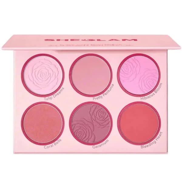 پالت رژگونه پودری شیگلم مدل Floral Flush Blush Palette — تصویر ۲