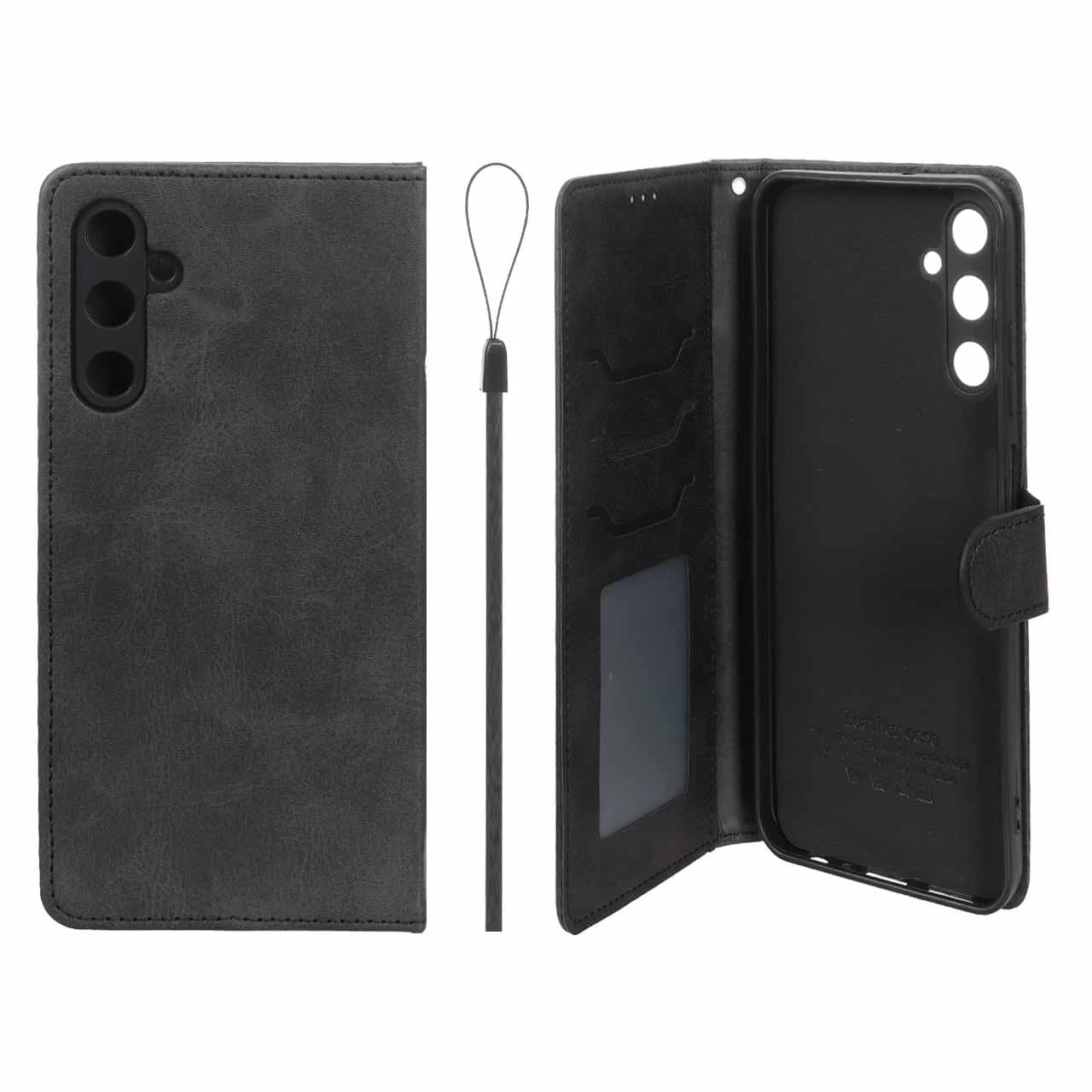 کیف موبایل مگنتی درجه یک داخل خز MNC Plus مدل Samsung Galaxy A05s / M14 4G / F14 4G