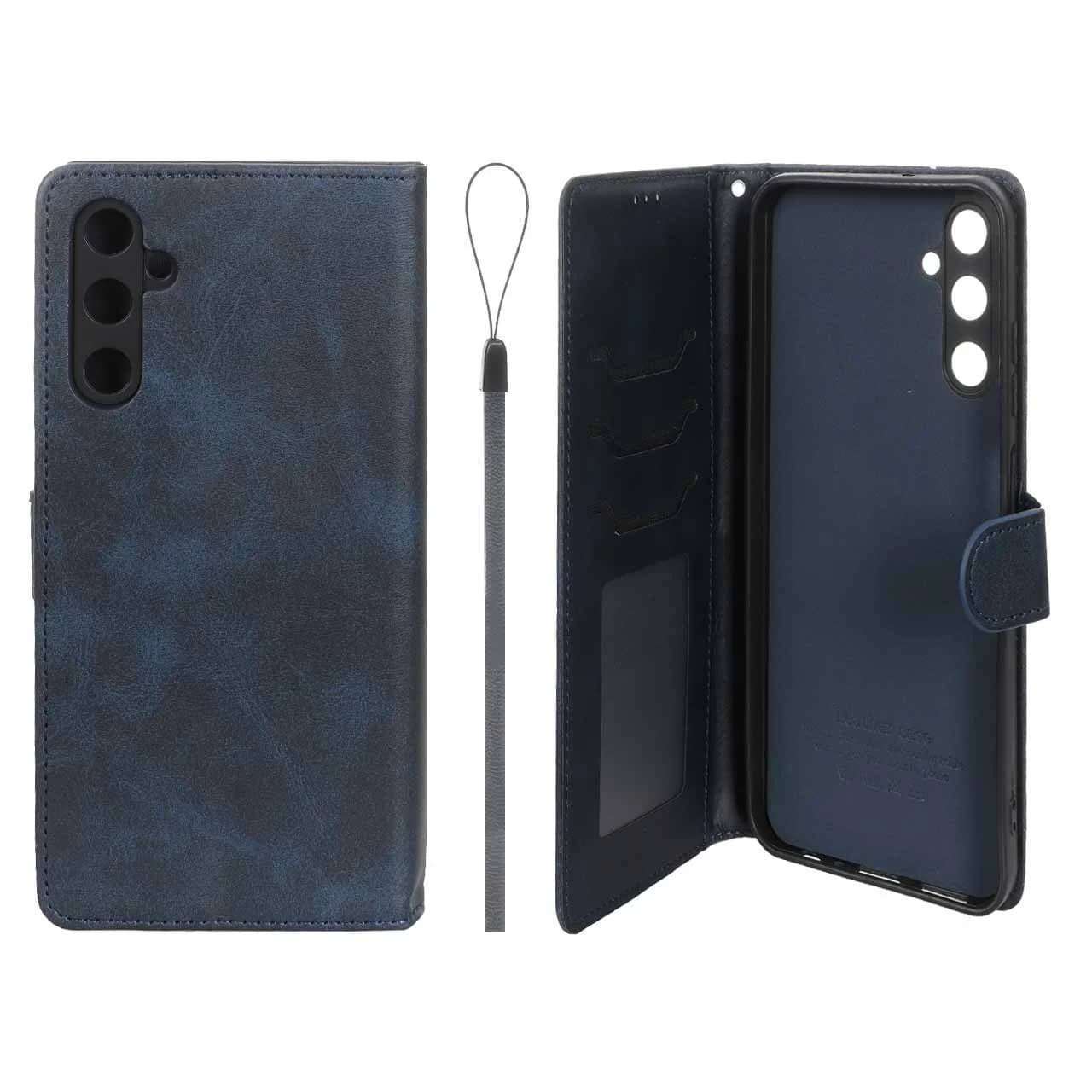 کیف موبایل مگنتی درجه یک داخل خز MNC Plus مدل Samsung Galaxy A05s / M14 4G / F14 4G — تصویر ۶