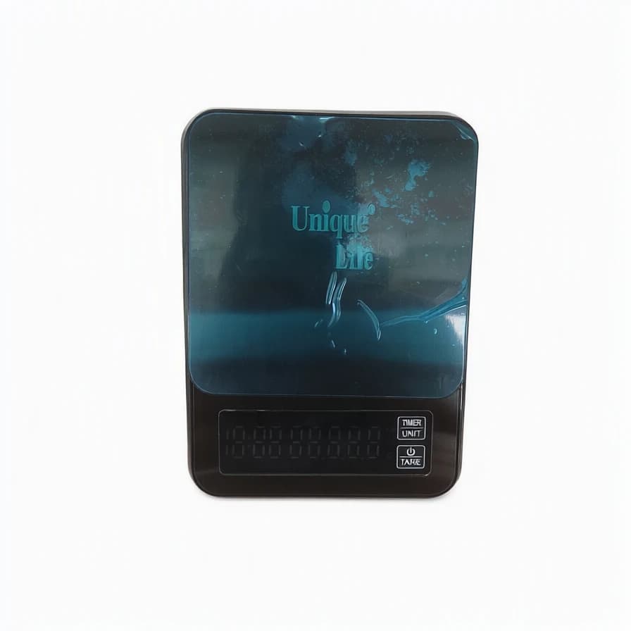 ترازوی دیجیتال قهوه یونیک لایف مدل Unique Life با ظرفیت ۳ کیلوگرم و دقت ۰.۱ گرم (نمایشگر LED و تایمردار) — تصویر ۲