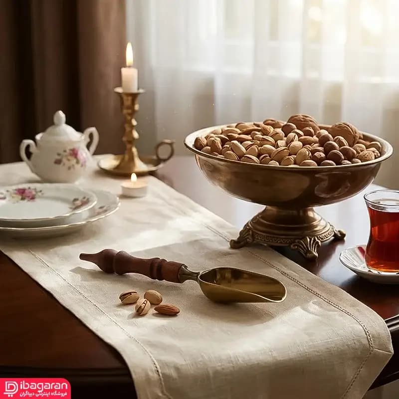 قاشق آجیل خوری ریور دسته چوبی مدل 203 — تصویر ۶