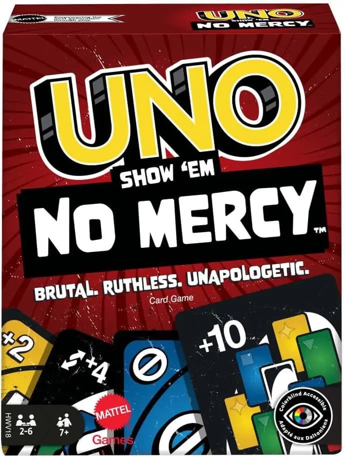 بازی کارتی اونو بدون رحم متل | Mattel UNO Show ’em No Mercy