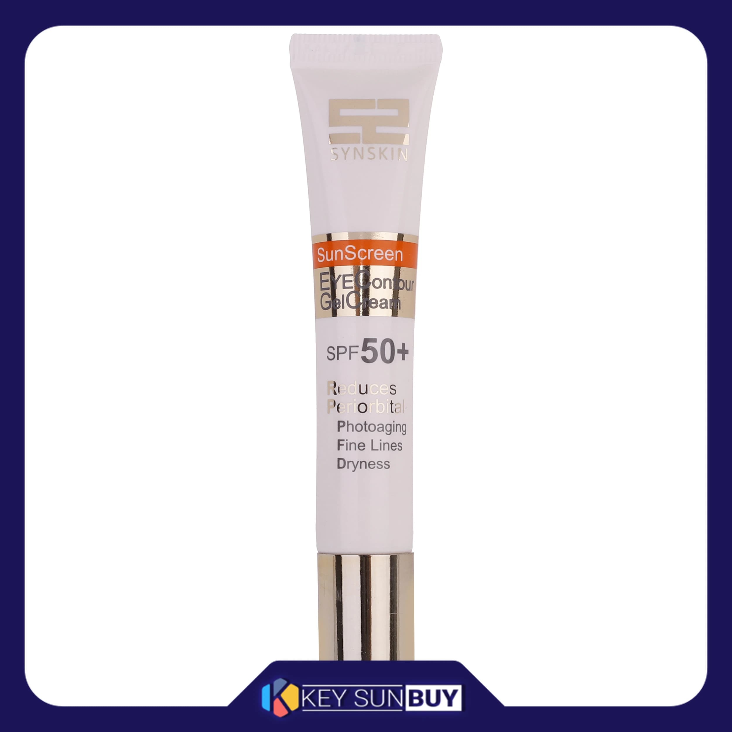 مراقبت پوست ژل ضد آفتاب دور چشم ساين اسكين SPF50 مدل PFD محافظ UVA، ضد پیری مناسب انواع پوست حجم 20 ميلي ليتر
