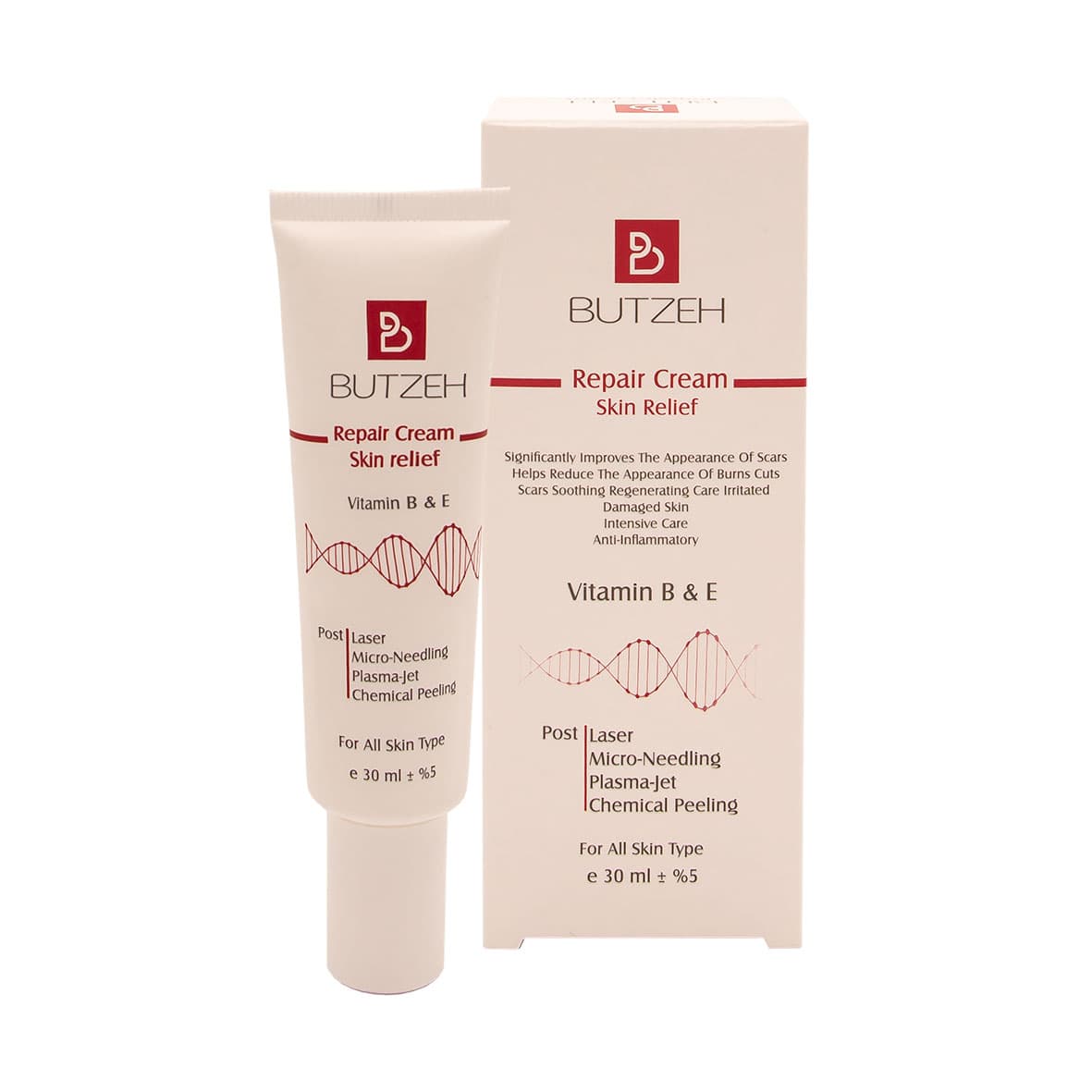 مراقبت پوست کرم ترمیم کننده بوتزه مدل Skin relief حجم 30 میلی لیتر