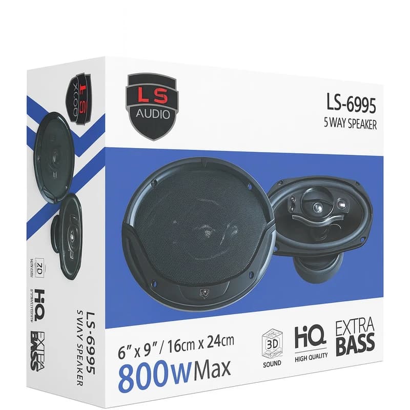 بلندگو بیضی ال اس آدیو مدل LS-6995 سایز 6×9 اینچ