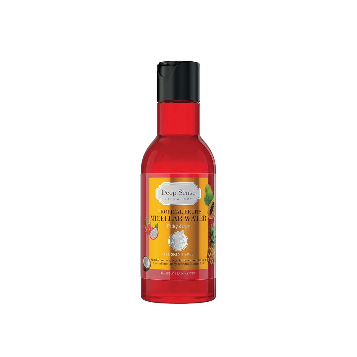 مراقبت پوست آب پاک کننده صورت دیپ سنس مدل tropical fruits حجم 160 میلی لیتر