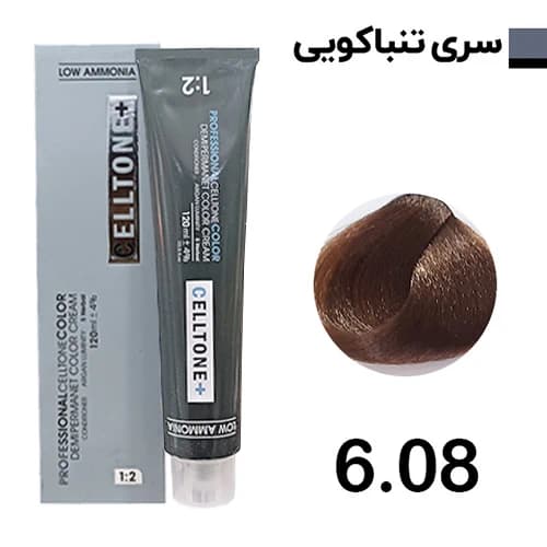 رنگ مو بلوند تنباکویی تیره سلتون پلاس 100 میل 6.08