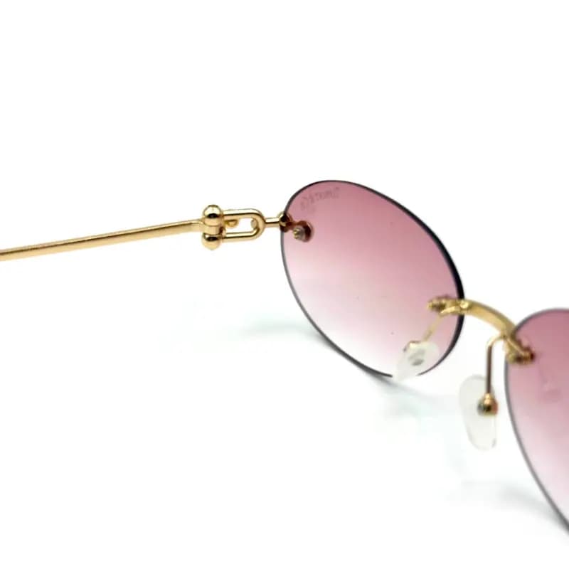 عینک آفتابی تیفانی Tiffany & Co مدل a2018 | فریم بیضی فلزی | یونیسکس مناسب اقا و خانم ها — تصویر ۸