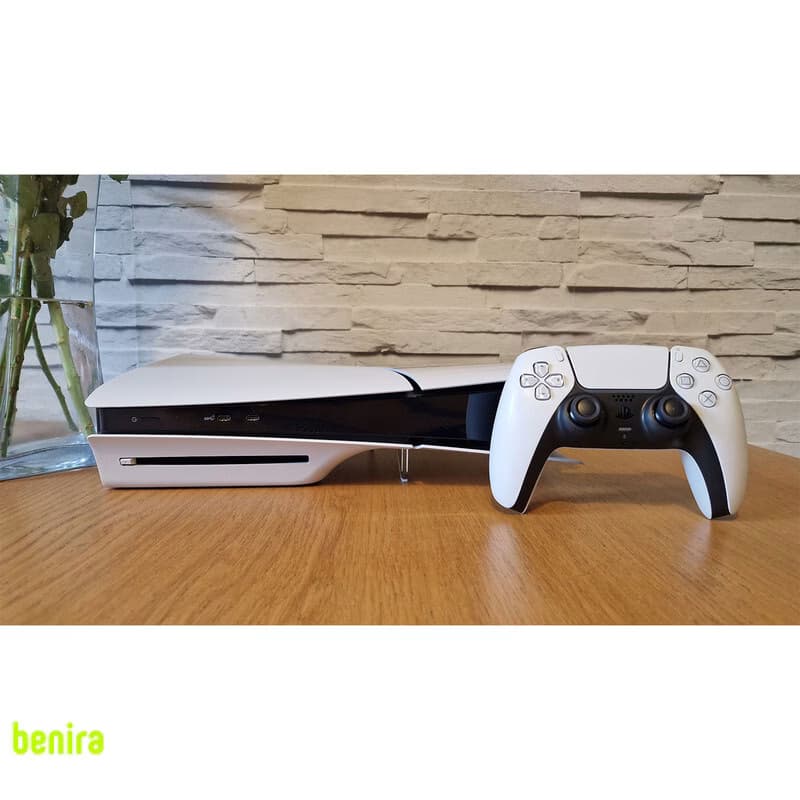کنسول بازی سونی مدل PlayStation 5 Slim ریجن اروپا سری 2016A نسخه دیسکخور ظرفیت یک ترابایت به همراه دسته اضافی و بازی EA SPORTS FC 26 — تصویر ۵