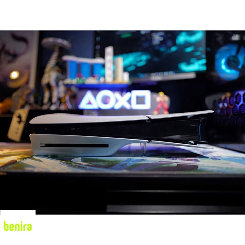 کنسول بازی سونی مدل PlayStation 5 Slim ریجن اروپا سری 2016A نسخه دیسکخور ظرفیت یک ترابایت به همراه دسته اضافی و بازی EA SPORTS FC 26 — تصویر ۶