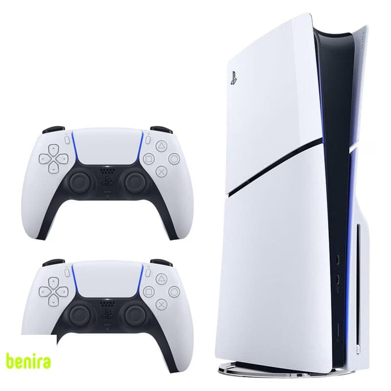 کنسول بازی سونی مدل PlayStation 5 Slim ریجن اروپا سری 2016A نسخه دیسکخور ظرفیت یک ترابایت به همراه دسته اضافی و بازی EA SPORTS FC 26 — تصویر ۴