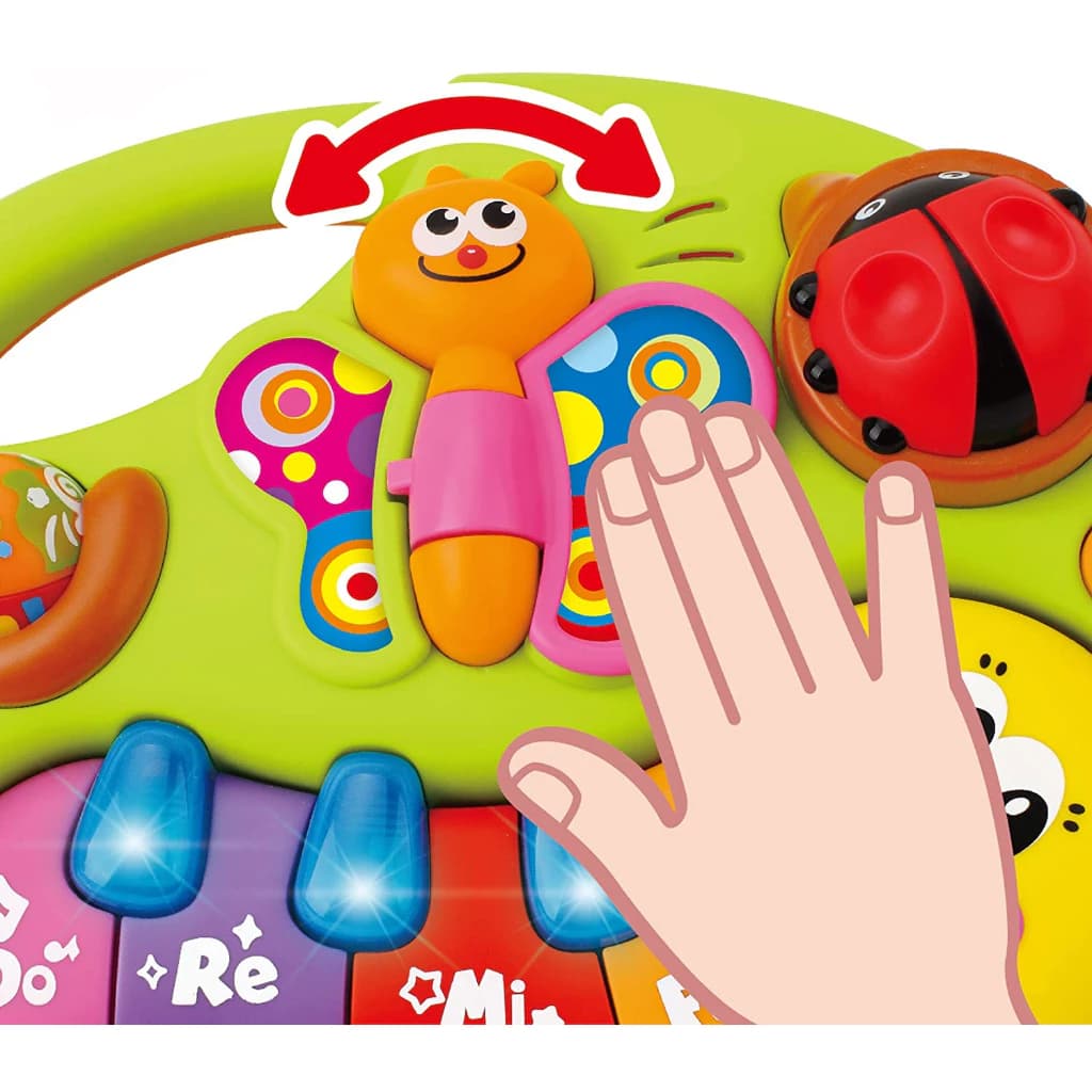 پیانو اسباب بازی کرم ابریشم هولی تویز (هالی تویز) Huile Toys 927 — تصویر ۶