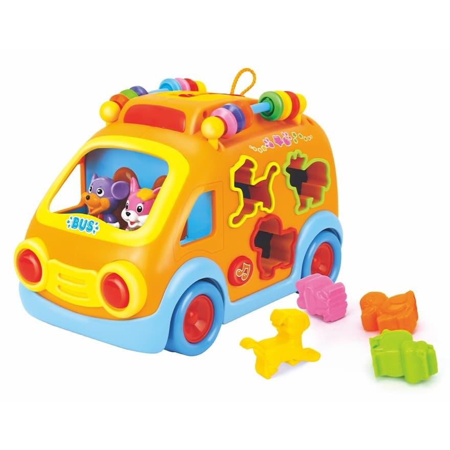 بازی آموزشی مدل اتوبوس اشکال هولی تویز (هالی تویز) Huile Toys988