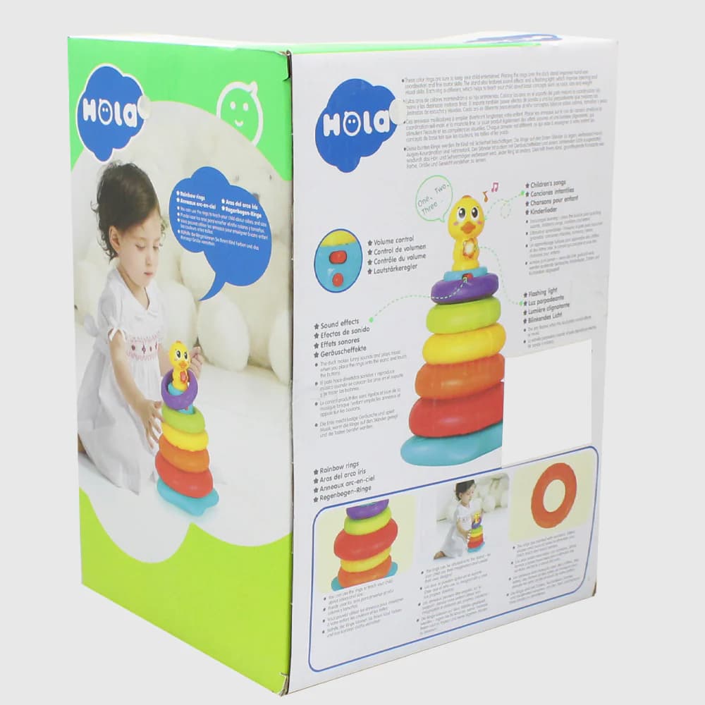 حلقه هوش اردک موزیکال هولی تویز (هالی تویز) Huile Toys2101 — تصویر ۴