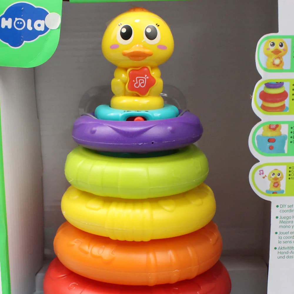 حلقه هوش اردک موزیکال هولی تویز (هالی تویز) Huile Toys2101 — تصویر ۳