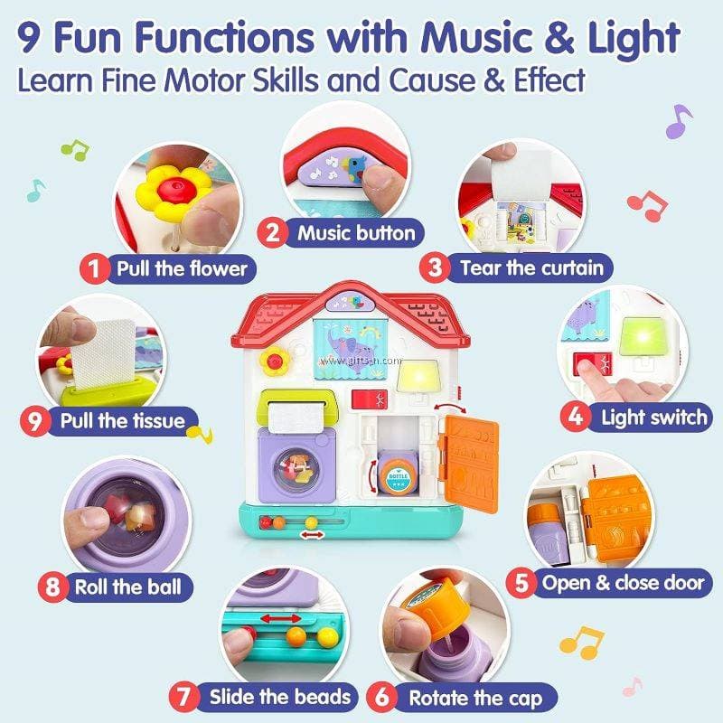 کلبه هوش موزیکال مونته سوری هولی تویز (هالی تویز) Huile Toys898600 — تصویر ۸