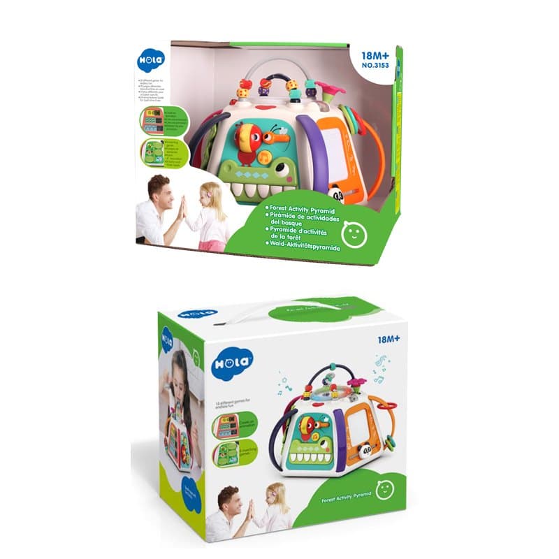 اسباب بازی هرم هوش طرح جنگل هولی تویز(هالی تویز) Huile Toys8971 — تصویر ۳