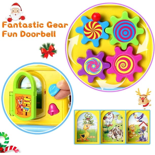 اتوبوس آموزشی موزیکال هولی تویز (هالی تویز) Huile Toys 796 — تصویر ۶