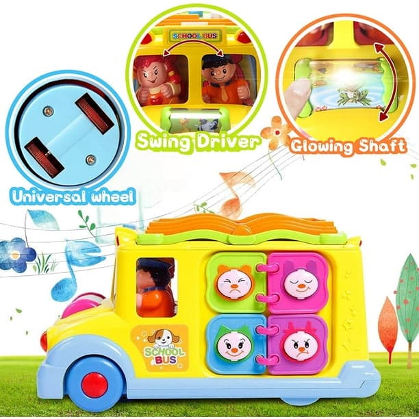 اتوبوس آموزشی موزیکال هولی تویز (هالی تویز) Huile Toys 796 — تصویر ۷