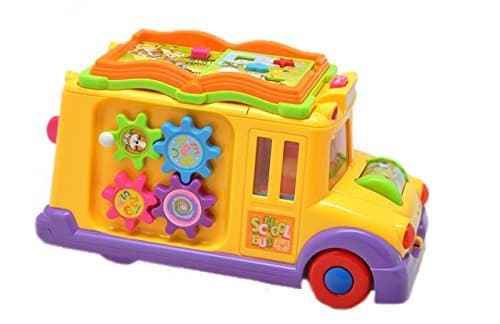 اتوبوس آموزشی موزیکال هولی تویز (هالی تویز) Huile Toys 796 — تصویر ۵