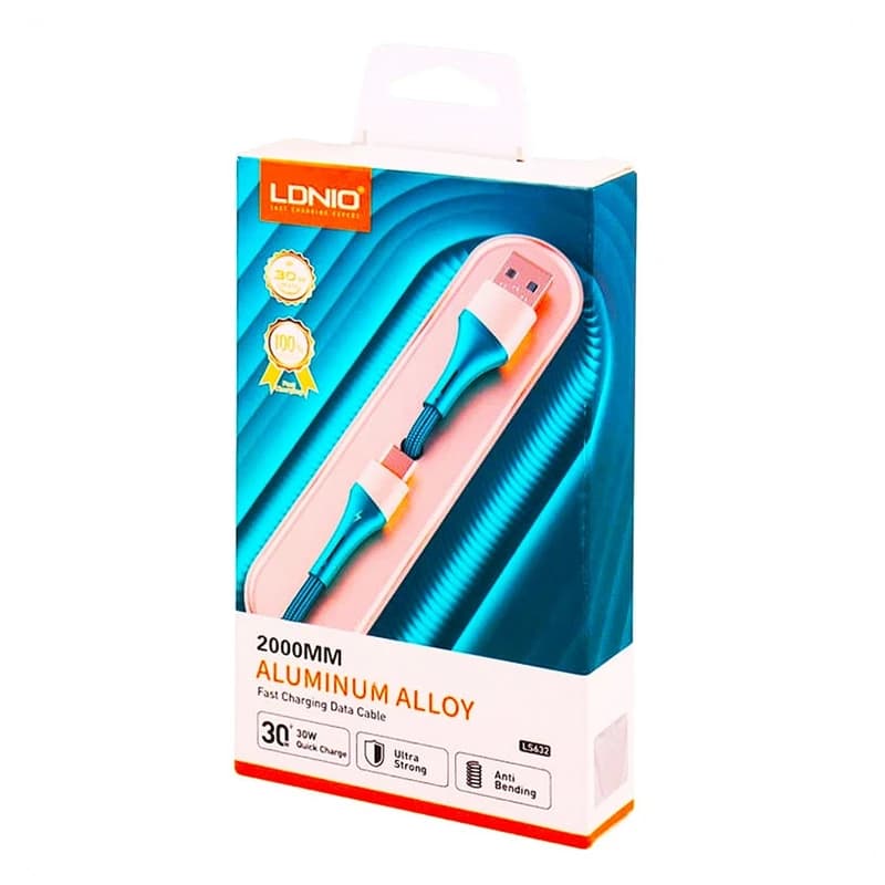 کابل شارژ USB به تایپ سی الدینیو LDNIO LS632 — تصویر ۲