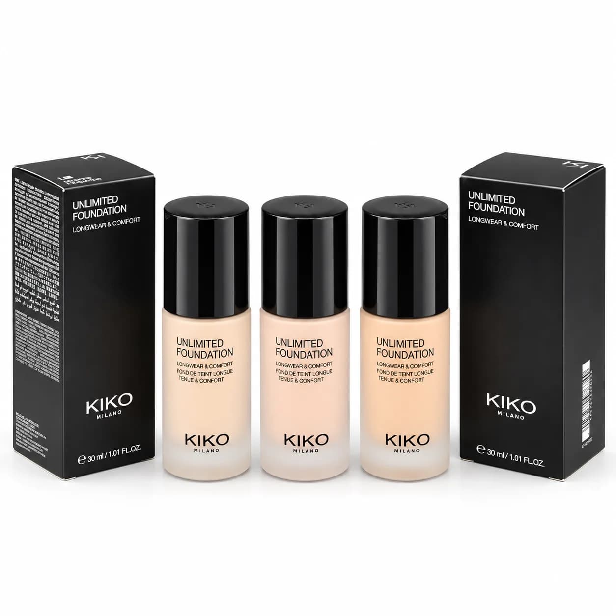 کرم پودر کیکو میلانو KIKO Milano مدل Unlimited Foundation حجم 30 میلی لیتر