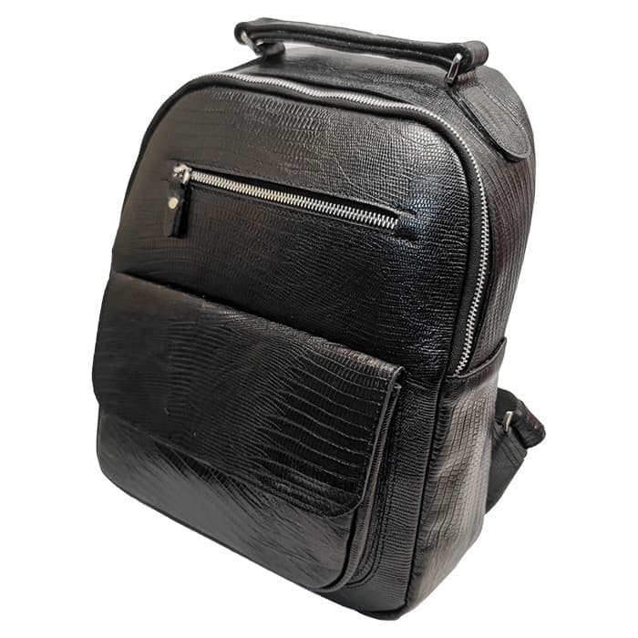 کیف کوله پشتی چرم طبیعی PB505 — تصویر ۶
