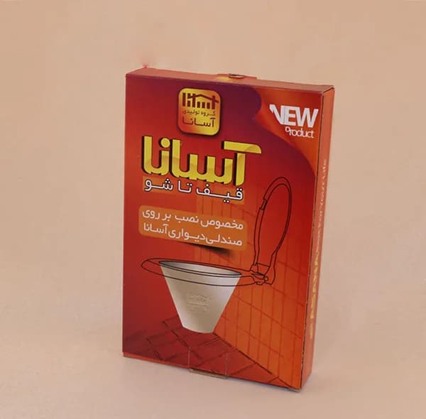 قیف توالت فرنگی آسانا مدل 01 — تصویر ۲
